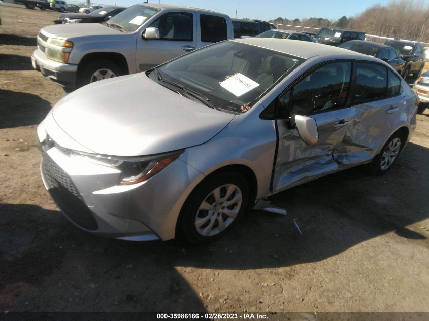 2022 TOYOTA COROLLA LE VIN: JTDEPMAE0N3016062