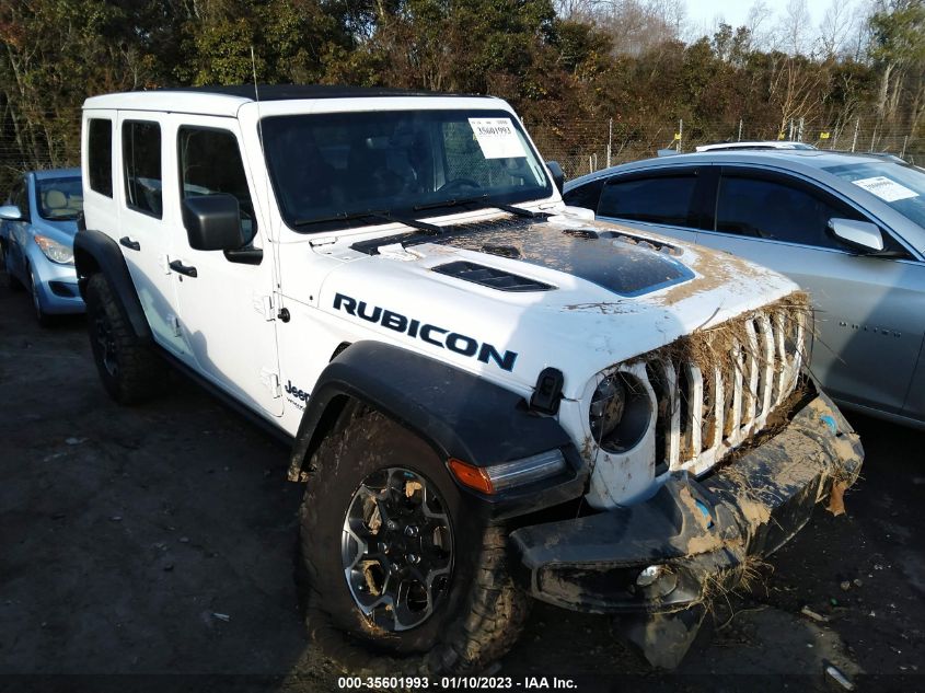 2022 JEEP WRANGLER 4XE UNLIMITED RUBICON VIN: 1C4JJXR63NW103158