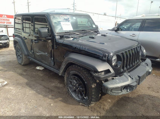 2021 JEEP WRANGLER UNLIMITED WILLYS VIN: 1C4HJXDN3MW768900