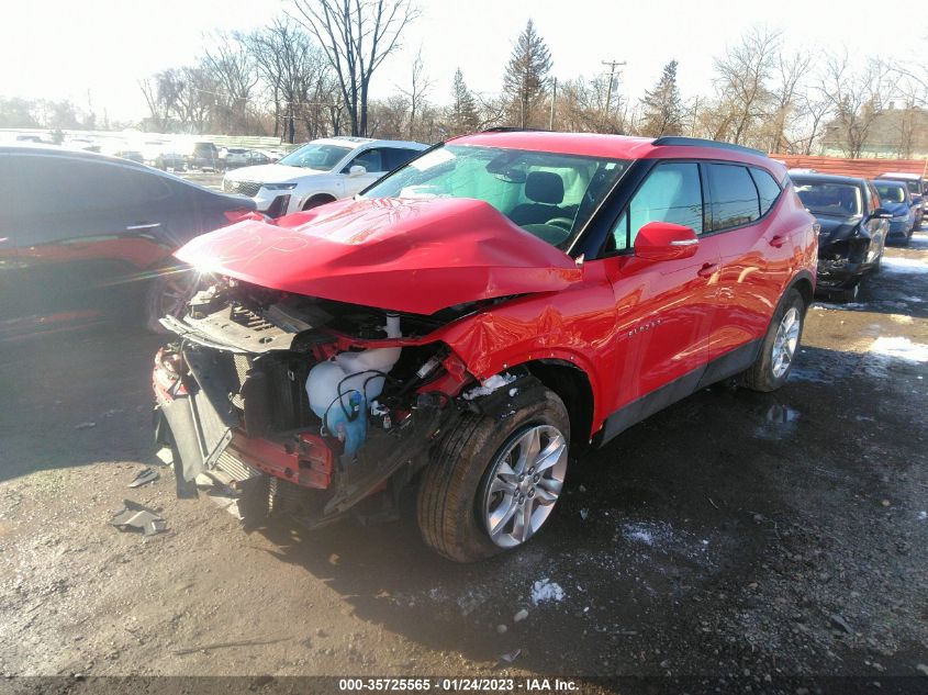 2022 CHEVROLET BLAZER LT VIN: 3GNKBCR42NS118889
