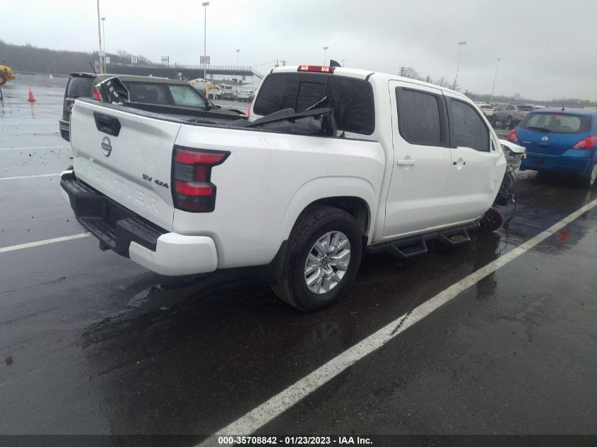 2022 NISSAN FRONTIER SV VIN: 1N6ED1EK0NN610093
