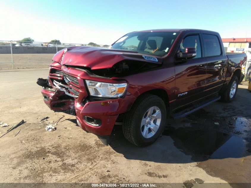 2021 RAM 1500 BIG HORN VIN: 1C6RREFT1MN746792