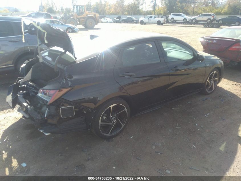 2021 HYUNDAI ELANTRA N LINE VIN: KMHLR4AF9MU187679