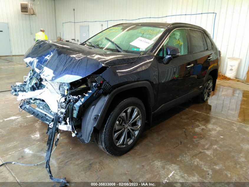 2022 TOYOTA RAV4 HYBRID LIMITED VIN: 4T3D6RFV1NU066986