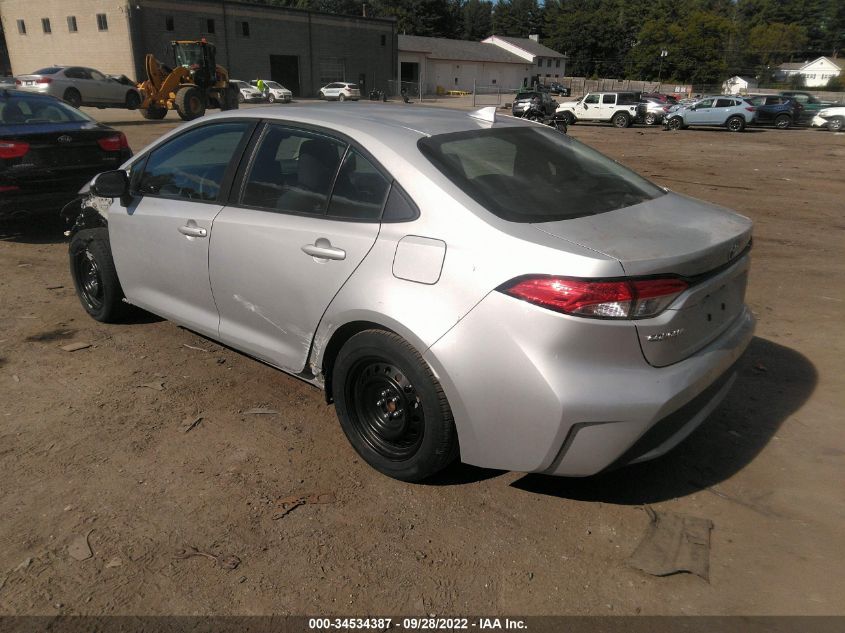 2020 TOYOTA COROLLA LE VIN: 5YFEPRAE7LP088782