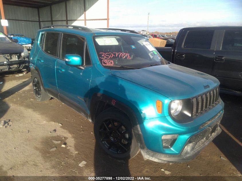 2020 JEEP RENEGADE ALTITUDE VIN: ZACNJABB9LPL69054
