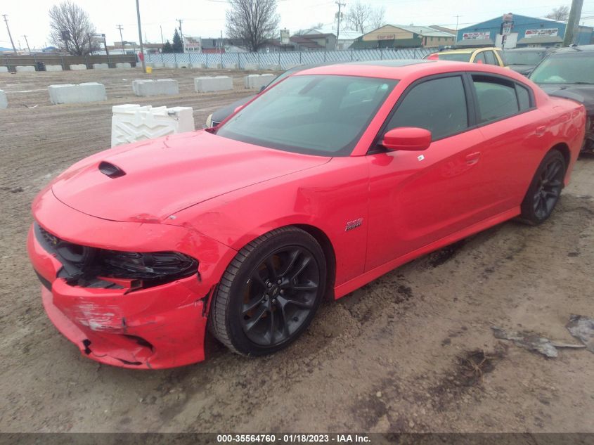 2021 DODGE CHARGER SCAT PACK VIN: 2C3CDXGJ6MH503871