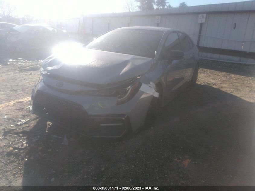 2022 TOYOTA COROLLA SE/SE NIGHTSHADE/APEX SE VIN: 5YFS4MCE4NP106475