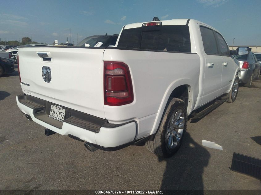2021 RAM 1500 LARAMIE VIN: 1C6RREJTXMN768135