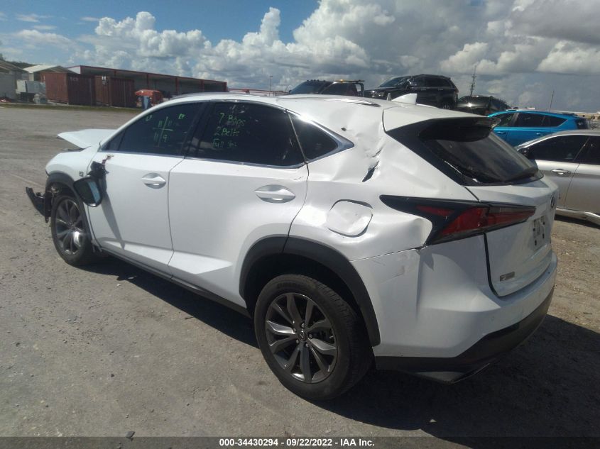 2021 LEXUS NX NX 300 F SPORT VIN: JTJSARBZ2M5025753