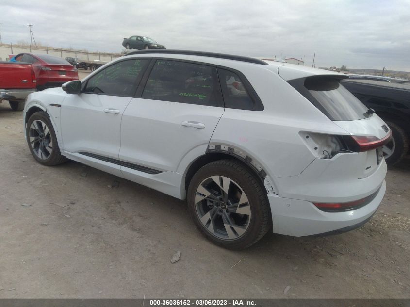 2022 AUDI E-TRON PREMIUM VIN: WA1AAAGE3NB043326