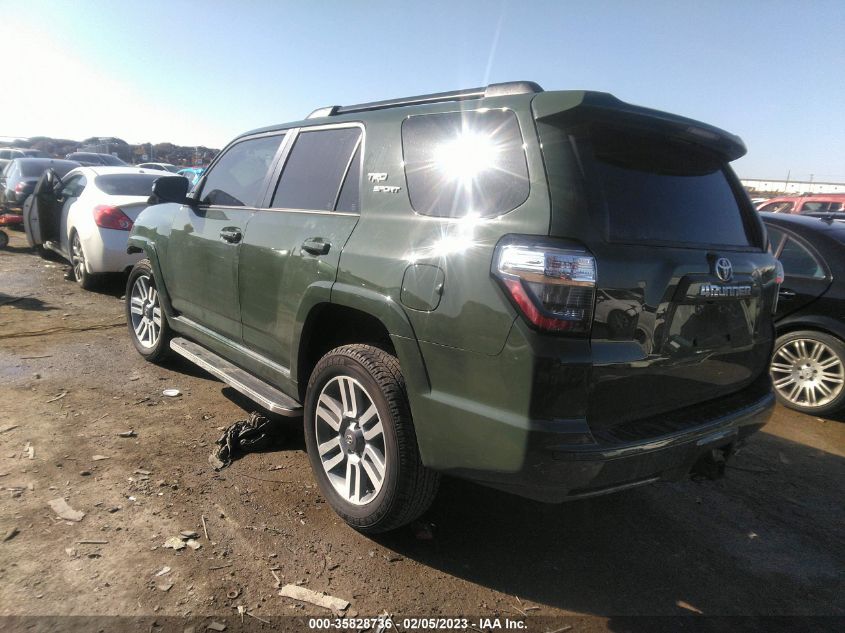 2022 TOYOTA 4RUNNER TRD SPORT VIN: JTEAU5JR5N5268812