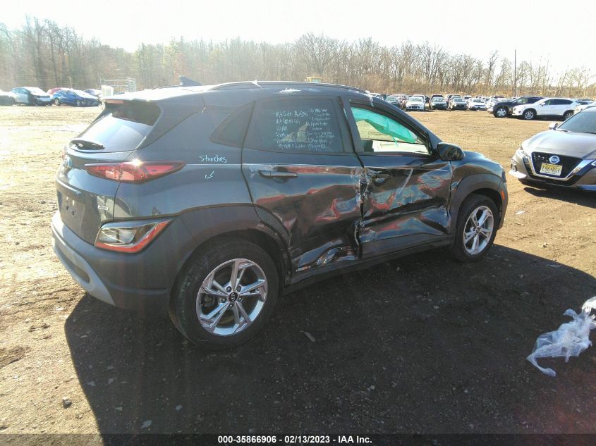 2022 HYUNDAI KONA SEL VIN: KM8K6CAB7NU826347