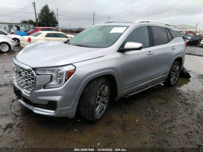 2022 GMC TERRAIN DENALI VIN: 3GKALXEVXNL262079
