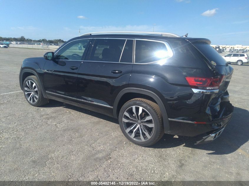 2022 VOLKSWAGEN ATLAS 3.6L V6 SEL PREMIUM VIN: 1V2FR2CA2NC514615