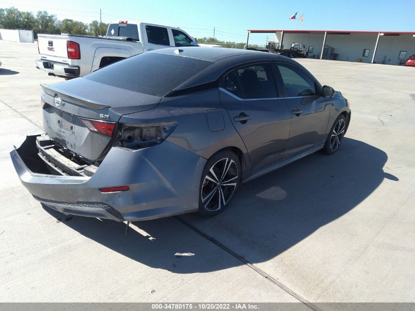 2021 NISSAN SENTRA SR VIN: 3N1AB8DV6MY292318