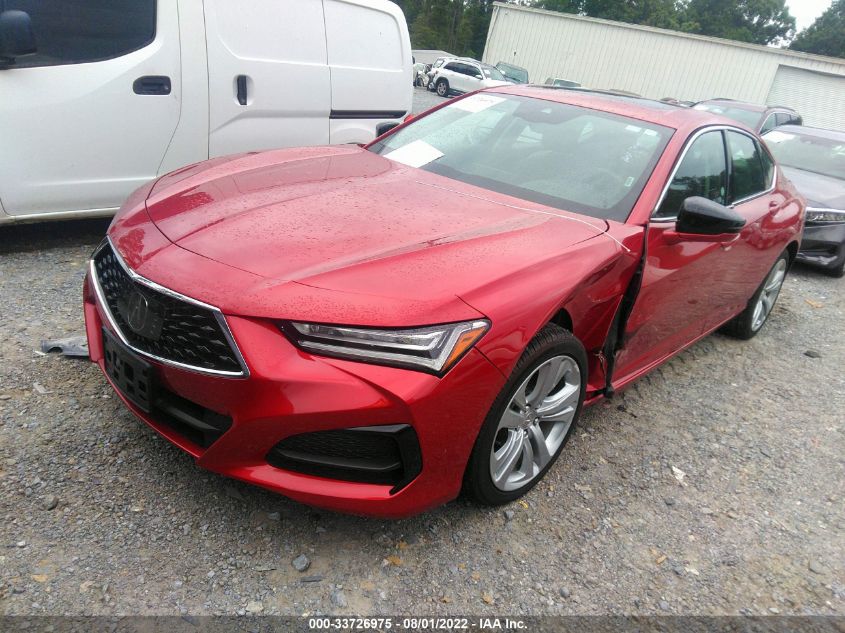 2021 ACURA TLX W/TECHNOLOGY PACKAGE VIN: 19UUB5F43MA013541