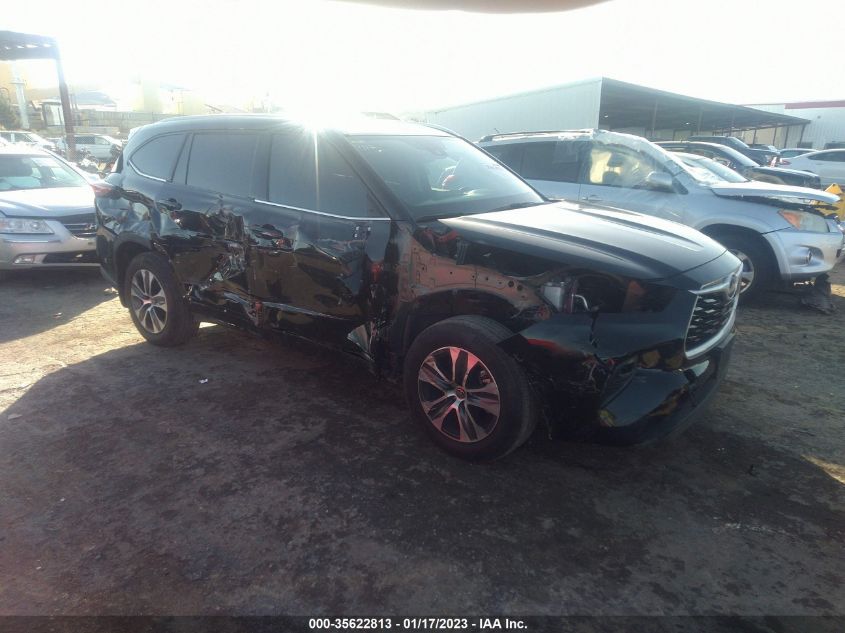 2022 TOYOTA HIGHLANDER HYBRID VIN: 5TDHARAH6NS512889