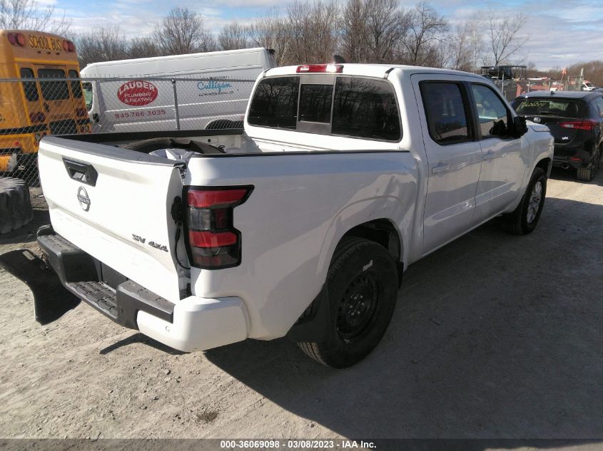 2022 NISSAN FRONTIER SV VIN: 1N6ED1EK0NN624222