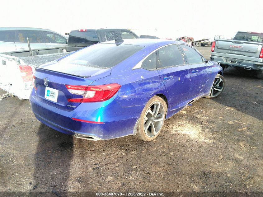 2022 HONDA ACCORD SEDAN SPORT VIN: 1HGCV1F39NA067415