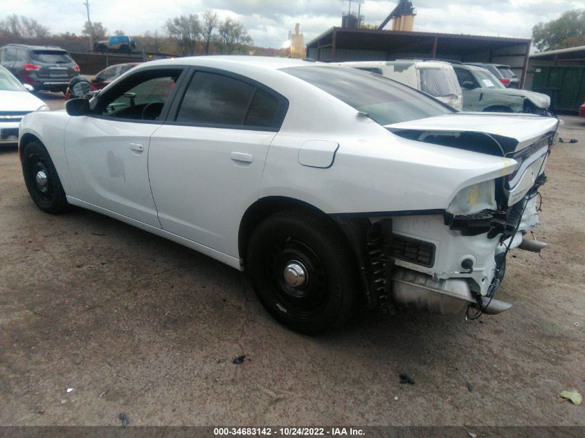 2021 DODGE CHARGER POLICE VIN: 2C3CDXKG6MH570594