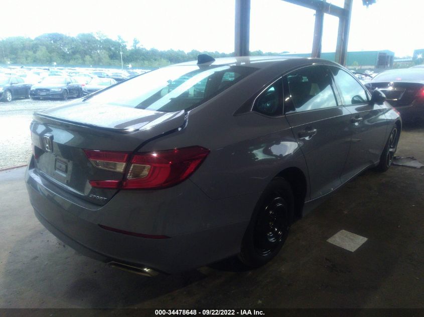 2022 HONDA ACCORD SEDAN SPORT VIN: 1HGCV1F38NA062416