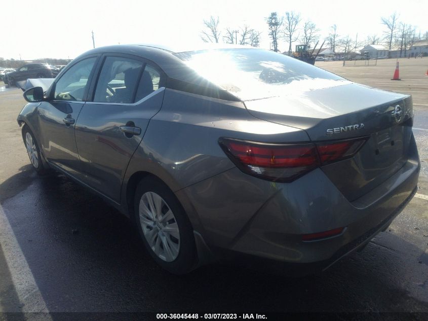 2022 NISSAN SENTRA S VIN: 3N1AB8BV9NY222784