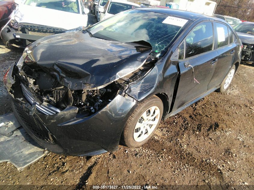 2021 TOYOTA COROLLA LE VIN: JTDEPMAE1MJ134714