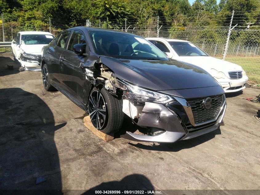 2021 NISSAN SENTRA SR VIN: 3N1AB8DV5MY264574