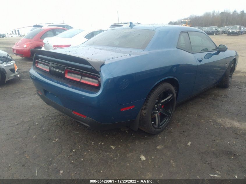 2022 DODGE CHALLENGER SRT HELLCAT REDEYE VIN: 2C3CDZL92NH148755