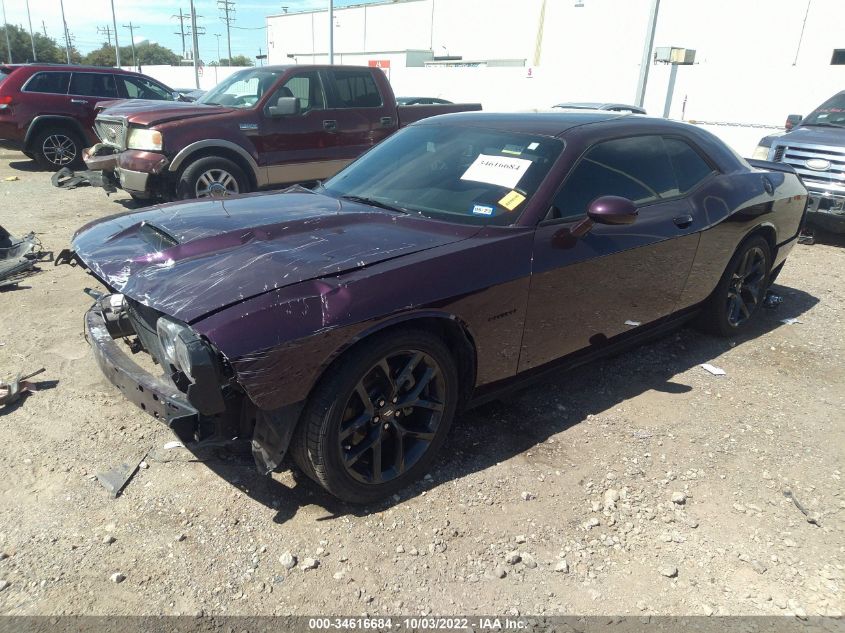 2021 DODGE CHALLENGER R/T VIN: 2C3CDZBT3MH631442