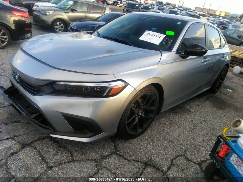 2022 HONDA CIVIC SEDAN SPORT VIN: 2HGFE2F59NH570593