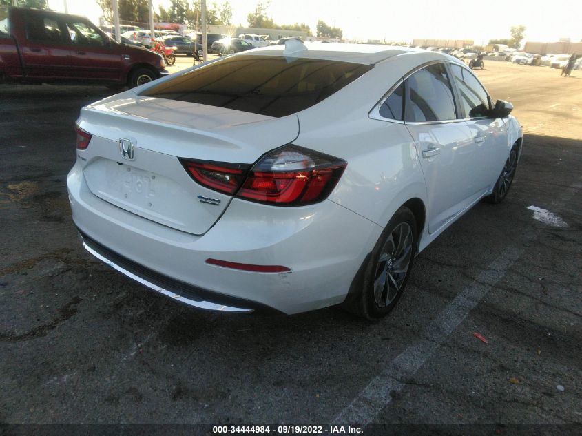 2022 HONDA INSIGHT TOURING VIN: 19XZE4F96NE010004