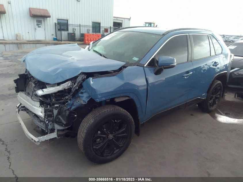 2022 TOYOTA RAV4 HYBRID SE VIN: JTM16RFV1ND054532