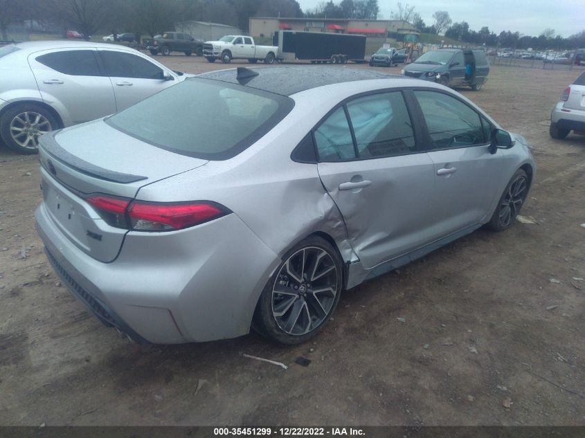 2022 TOYOTA COROLLA XSE/APEX XSE VIN: 5YFT4MCE8NP133781