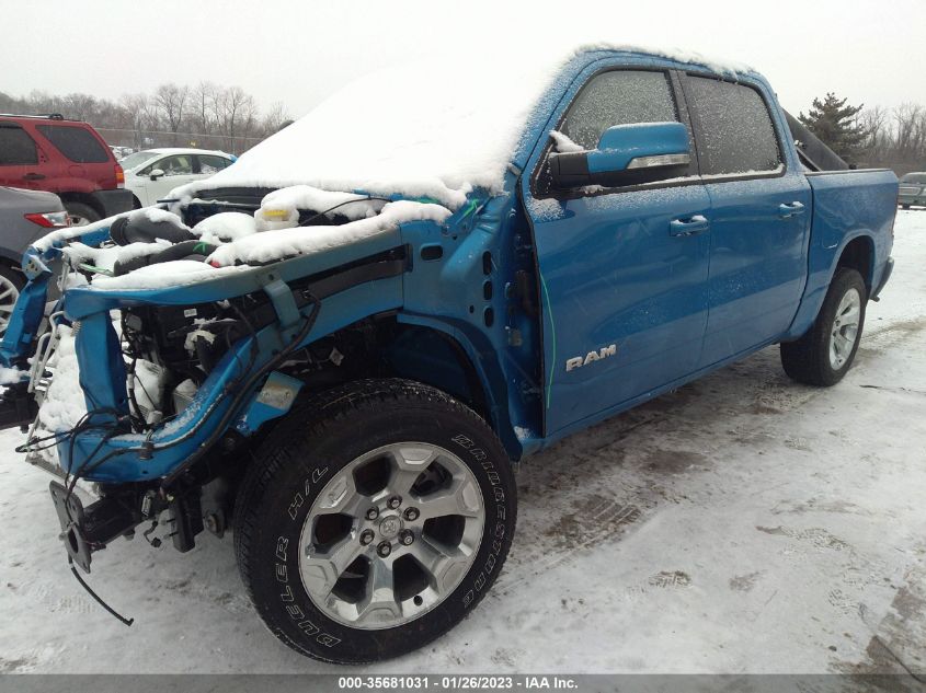 2022 RAM 1500 BIG HORN VIN: 1C6SRFFT2NN220793