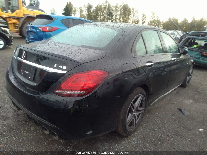 2021 MERCEDES-BENZ C-CLASS AMG C 43 VIN: W1KWF6EB9MR617202