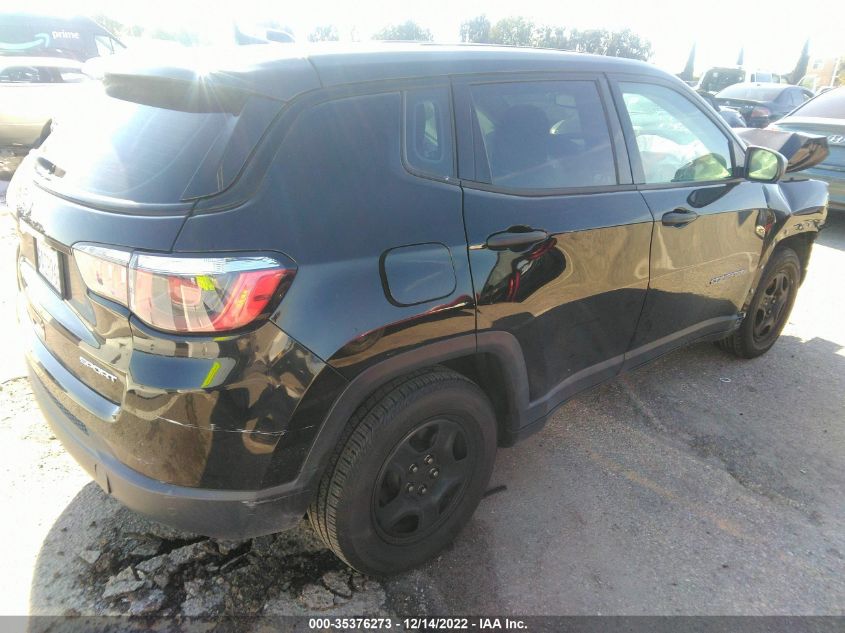 2020 JEEP COMPASS SPORT VIN: 3C4NJCAB9LT125185