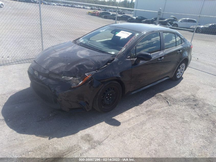 2022 TOYOTA COROLLA LE VIN: JTDEPMAE1NJ206769