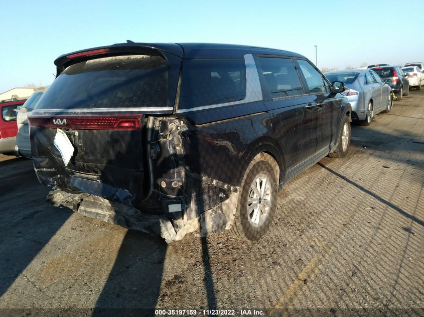 2022 KIA CARNIVAL LXS VIN: KNDNB4H32N6116276