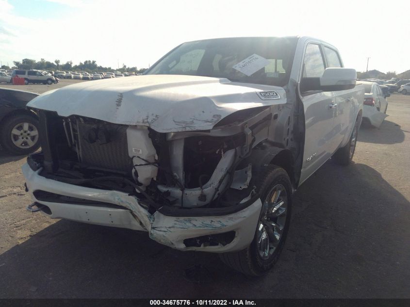 2021 RAM 1500 LARAMIE VIN: 1C6RREJTXMN768135