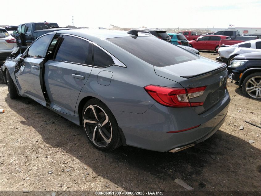 2022 HONDA ACCORD SEDAN SPORT VIN: 1HGCV2F36NA021658