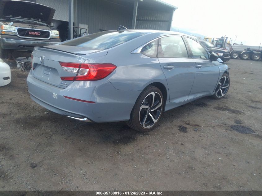 2022 HONDA ACCORD HYBRID SPORT VIN: 1HGCV3F29NA032716