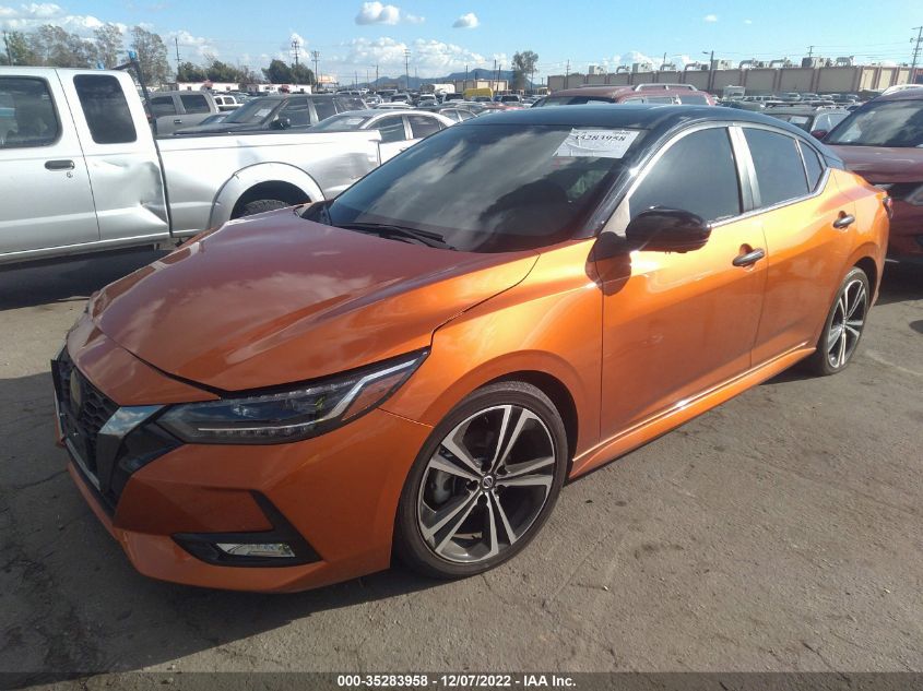 2022 NISSAN SENTRA SR VIN: 3N1AB8DV0NY202808