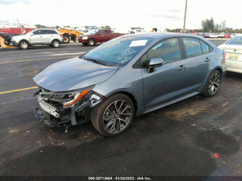 2022 TOYOTA COROLLA SE/SE NIGHTSHADE/APEX SE VIN: 5YFS4MCEXNP102821