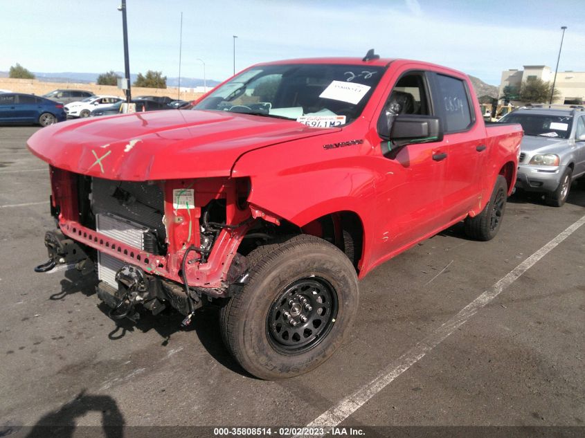 2022 CHEVROLET SILVERADO 1500 LTD CUSTOM VIN: 3GCPYBEK3NG198895