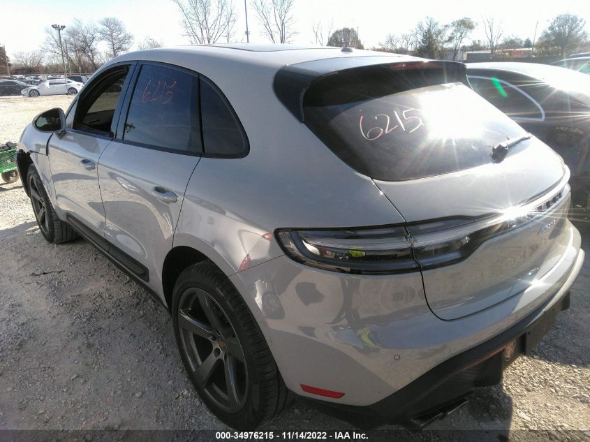 2022 PORSCHE MACAN VIN: WP1AA2A5XNLB07648