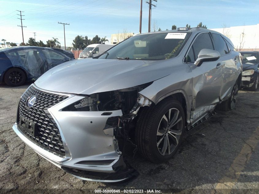 2022 LEXUS RX RX 450HL VIN: JTJHGKFA7N2027988