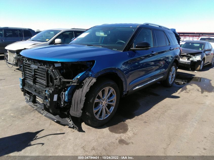 2022 FORD EXPLORER LIMITED VIN: 1FMSK7FH9NGA90185
