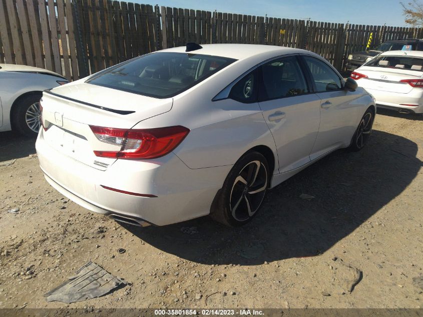 2022 HONDA ACCORD SEDAN SPORT SE VIN: 1HGCV1F44NA021063